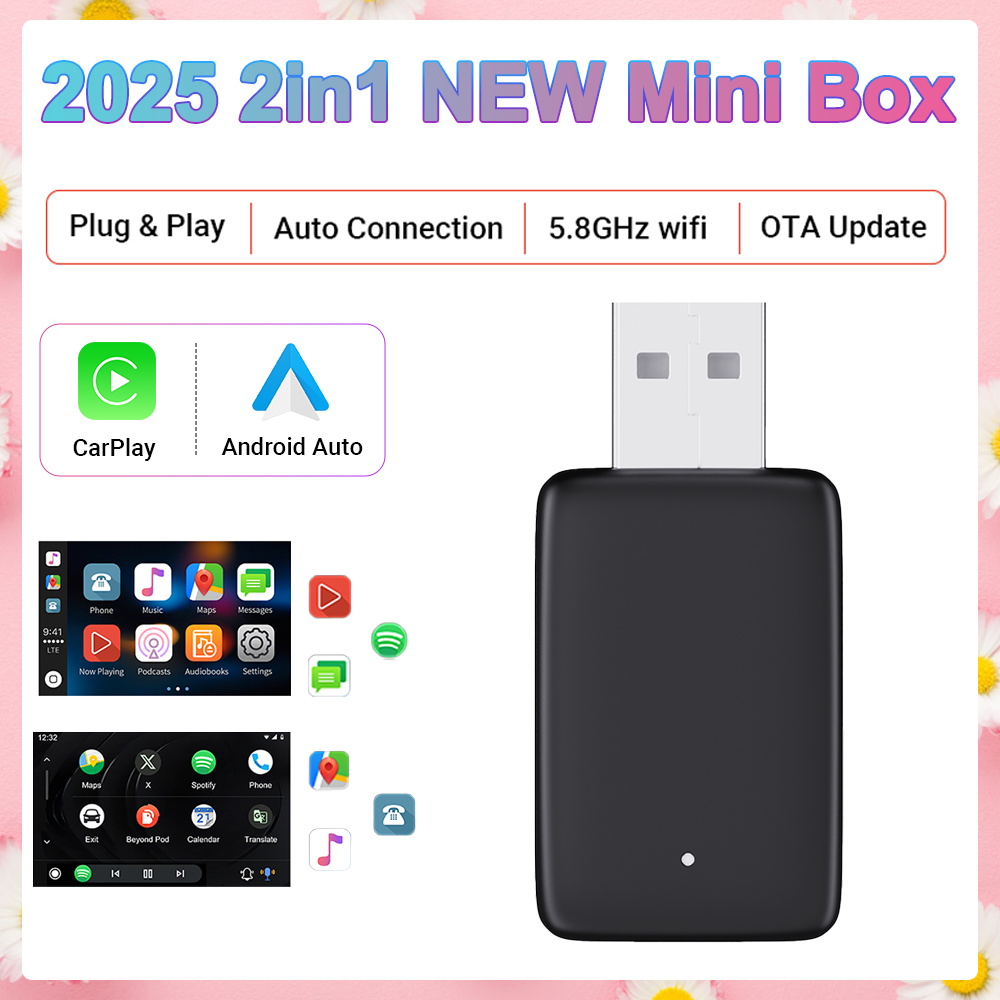 Wifi Smart Plug - Wireless CarPlay Android Auto Mini Box