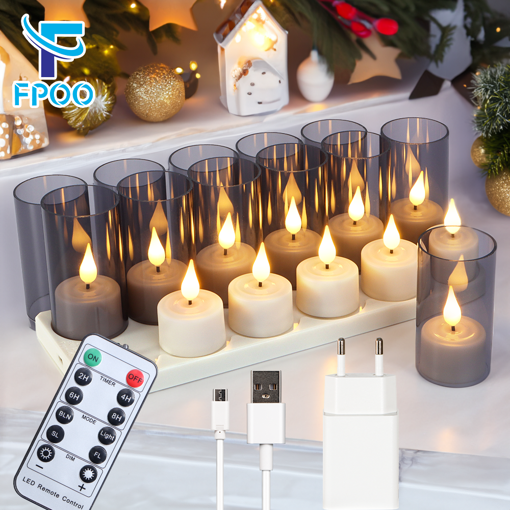 Smart Home Room - LED Candle Light Rechargeable Flameless Candles