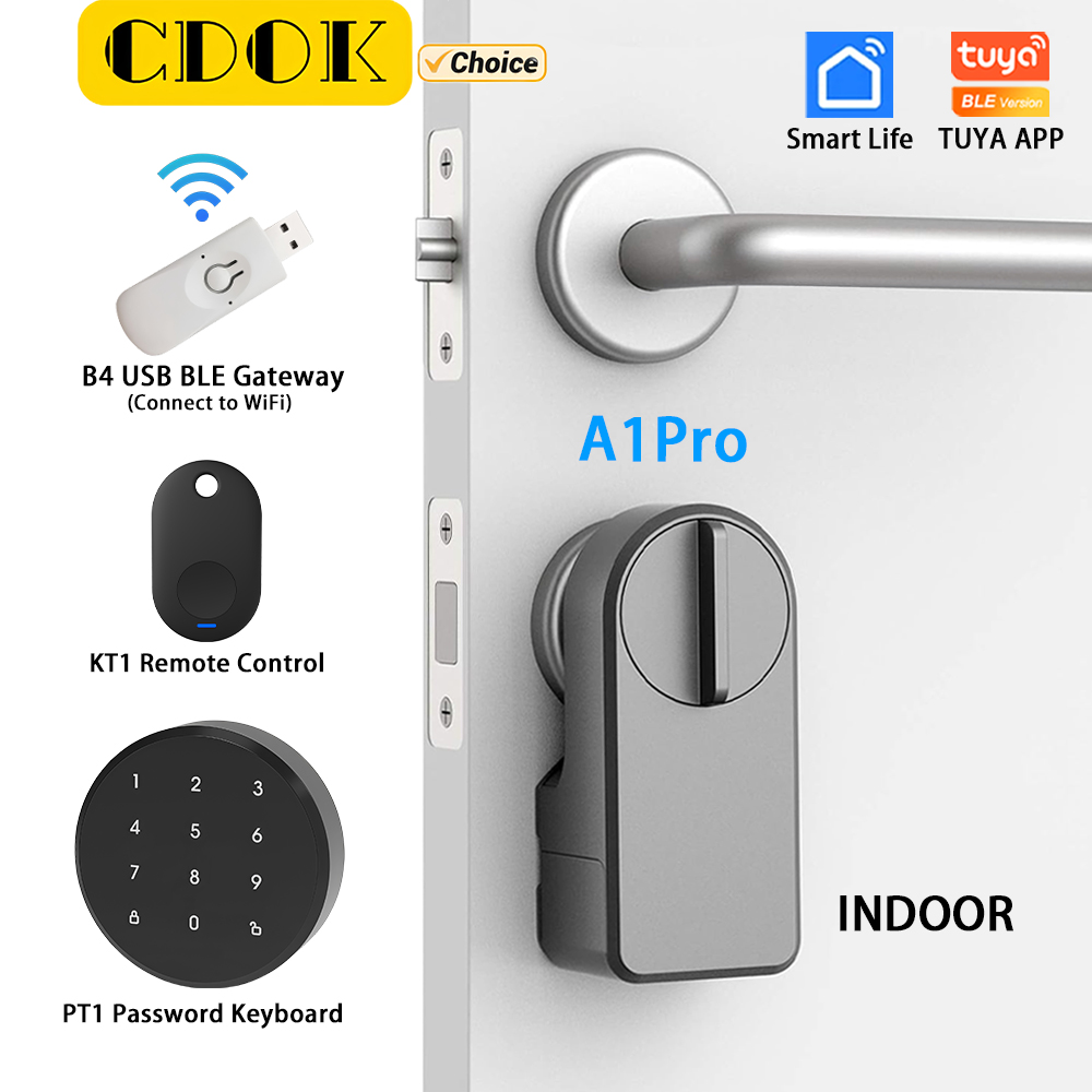 Smart Home Zentrale - CDOK A1Pro Tuya Bluetooth smart lock