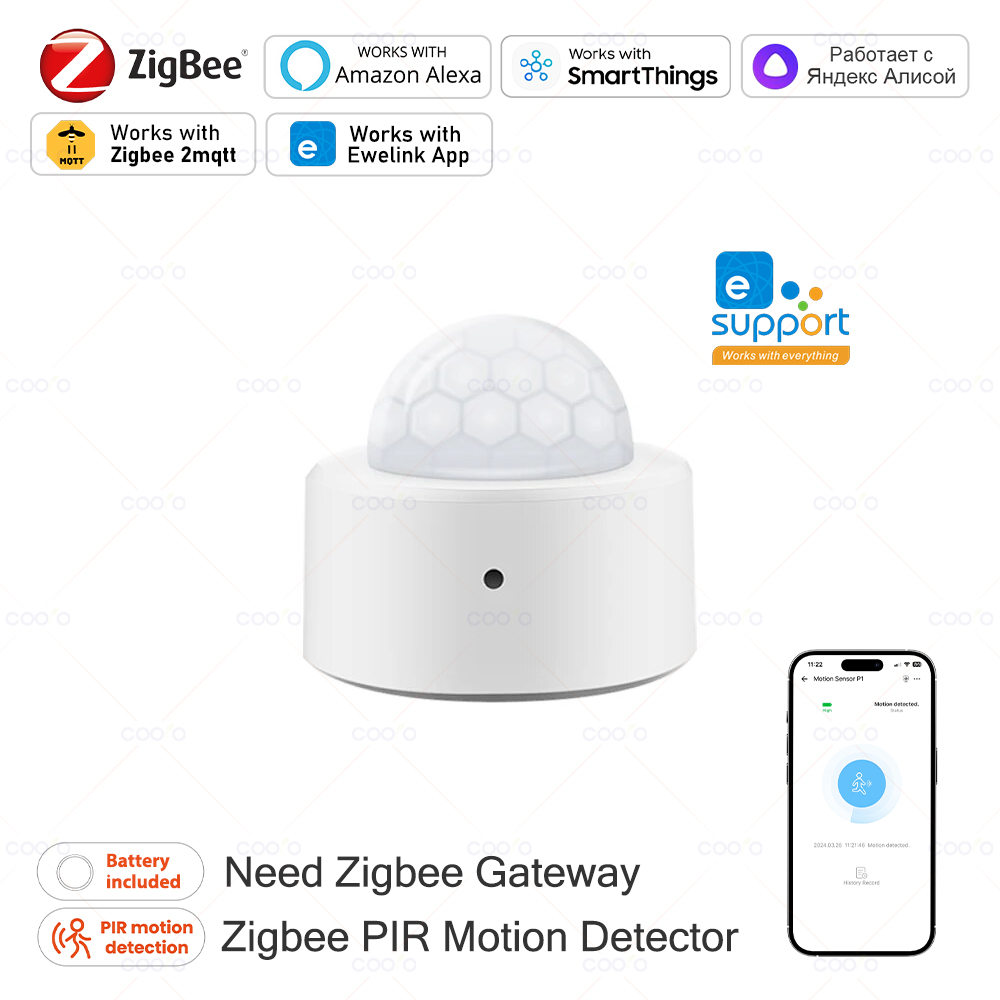 Smart Home Zentrale - Zigbee Mini PIR Motion Sensor Human