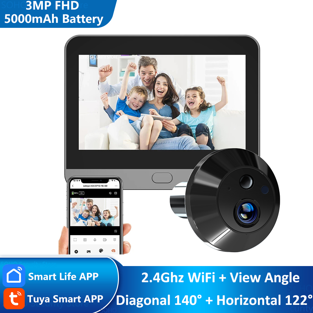 Smart Home Ezviz - 3MP Tuya Smart WiFi Digital Door
