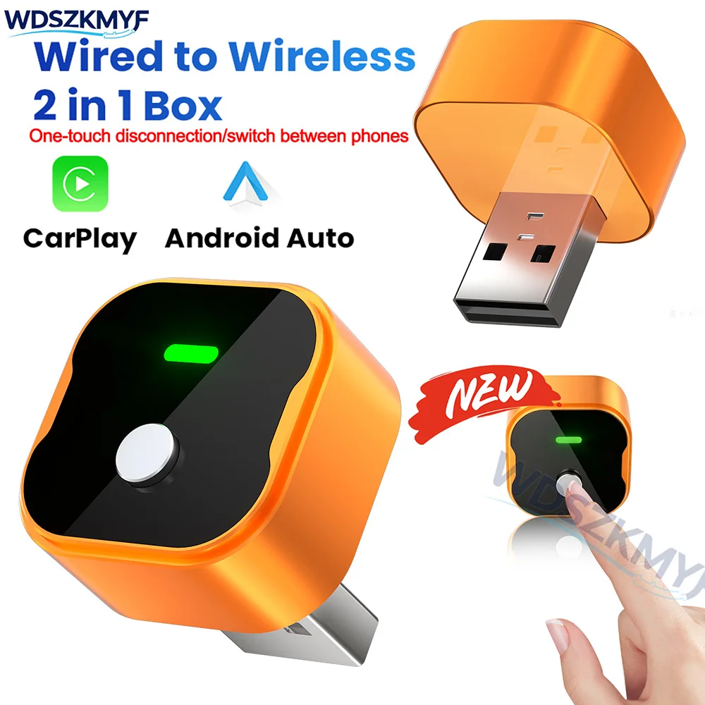 Wifi Smart Plug - New upgrade Wireless CarPlay Android Auto