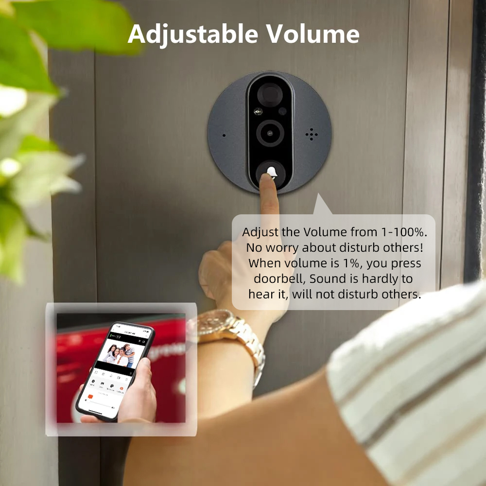 3MP WiFi Smart Tuya Peephole 5 - огляд і ціна Smart Home Ezviz