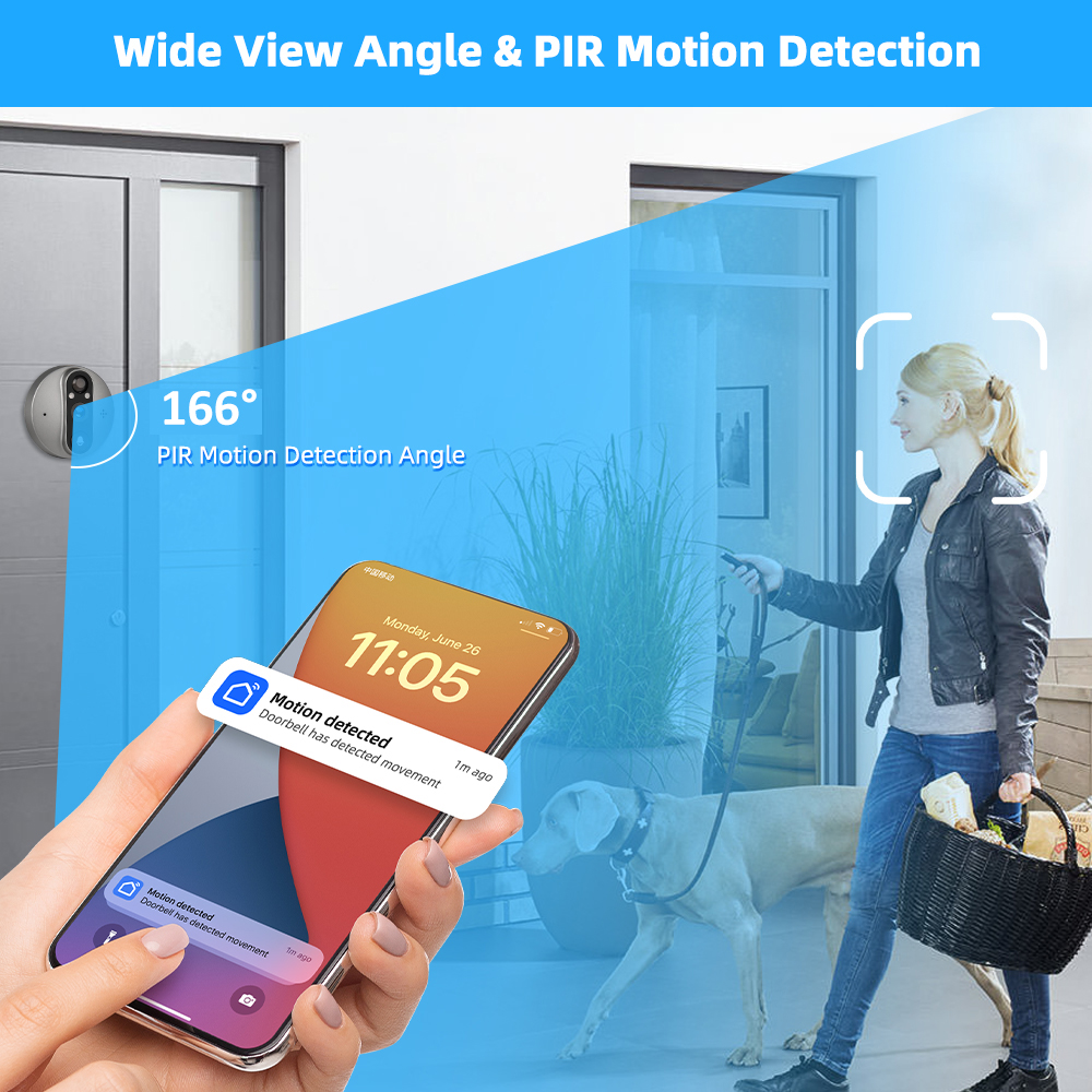 3MP WiFi Smart Tuya Peephole 5 - огляд і ціна Smart Home Ezviz