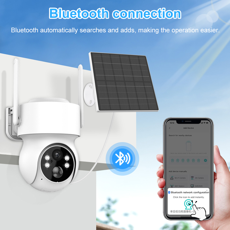 Smar Solar Panel PTZ IP Camera - огляд і ціна Smart Home Outdoor Camera