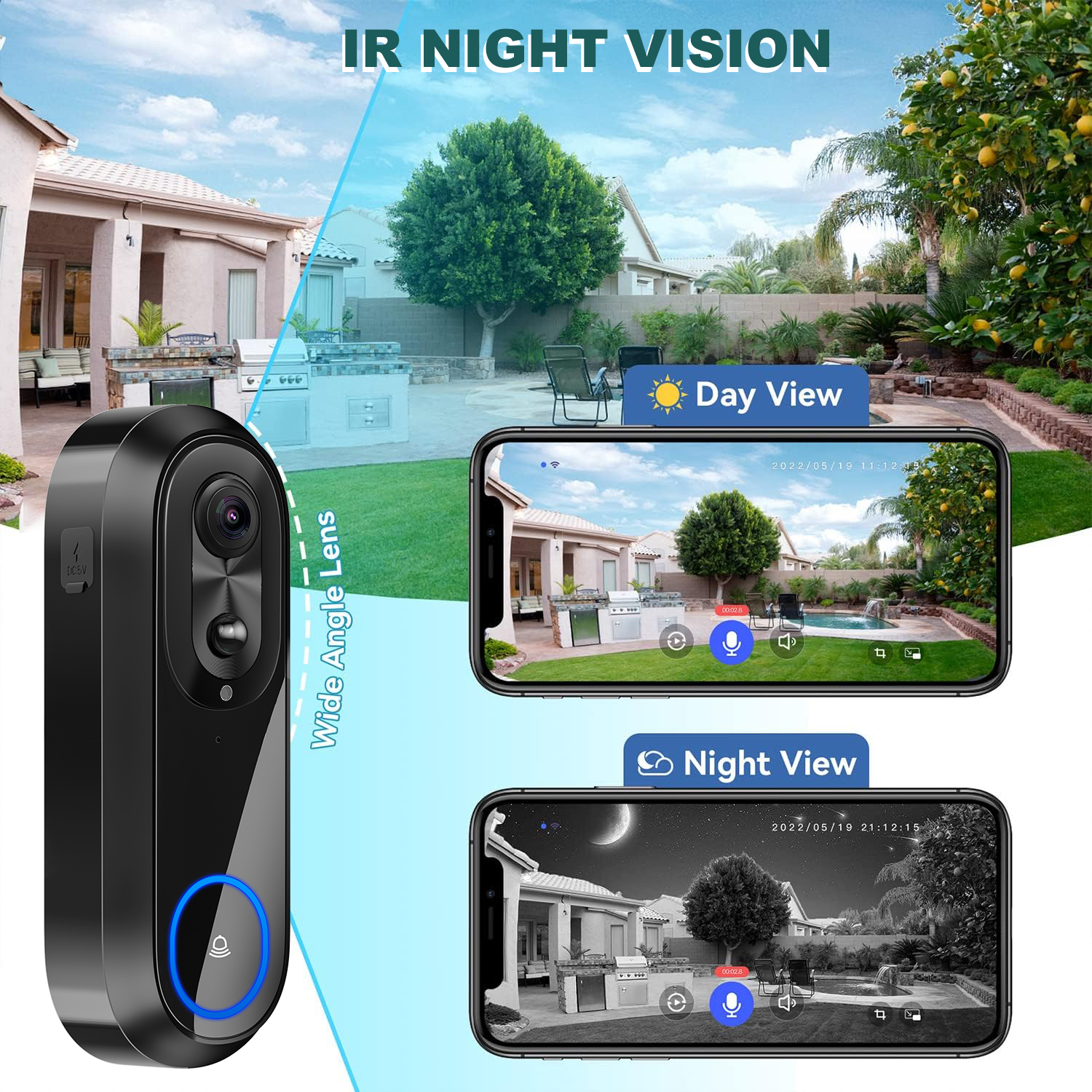 5G 2.4G WiFi Video Doorbell 10 - огляд і ціна Smart Home Ezviz