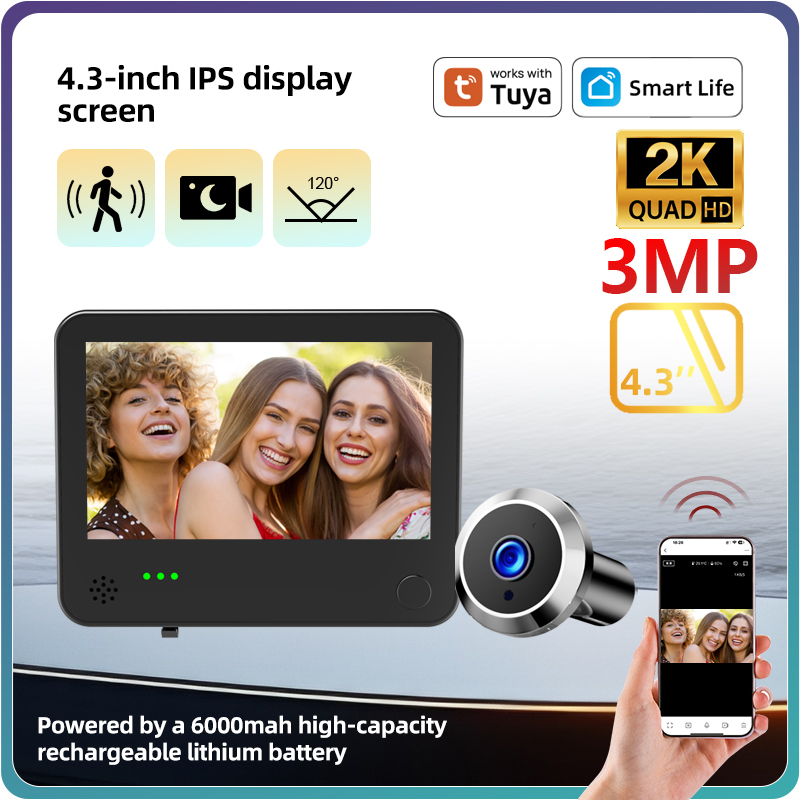4.3inch Smart Life Door Peepho - огляд і ціна Smart Home Ezviz