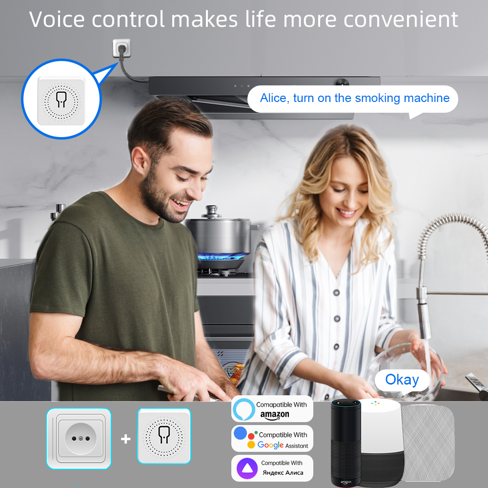 Tuya WiFi Smart Switch 1/2/3/4 - огляд і ціна Smart Home Voice Control