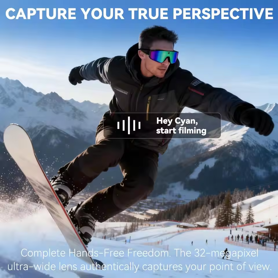 Smart AI Camera Glasses 1200P  - огляд і ціна Smart Home Outdoor Camera