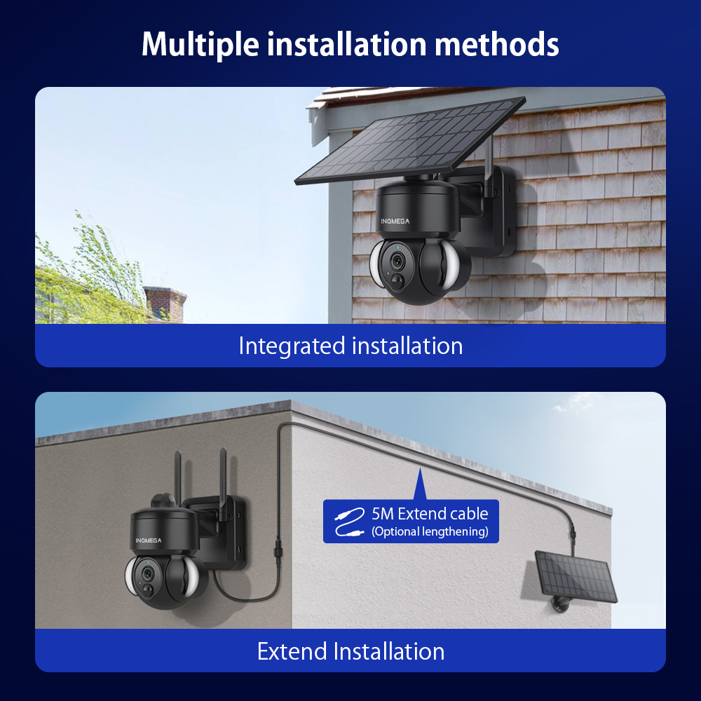 INQMEGA 3MP TUYA Solar Surveil - огляд і ціна Smart Home Outdoor Camera