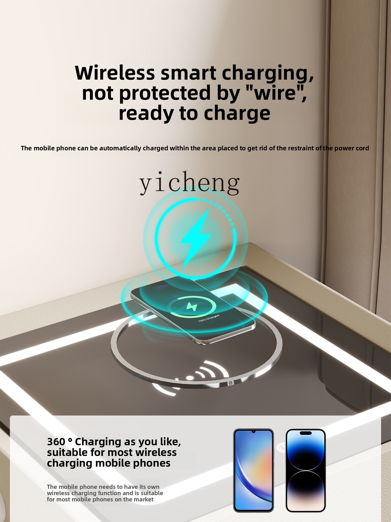 XL Smart Bedside Table Safe In - огляд і ціна Smart Home Xl