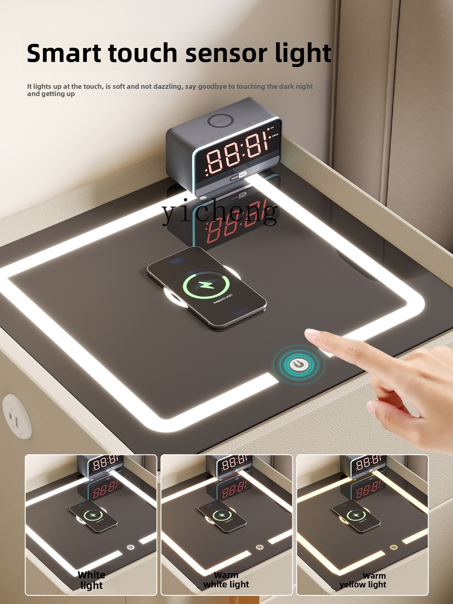 XL Smart Bedside Table Safe In - огляд і ціна Smart Home Xl