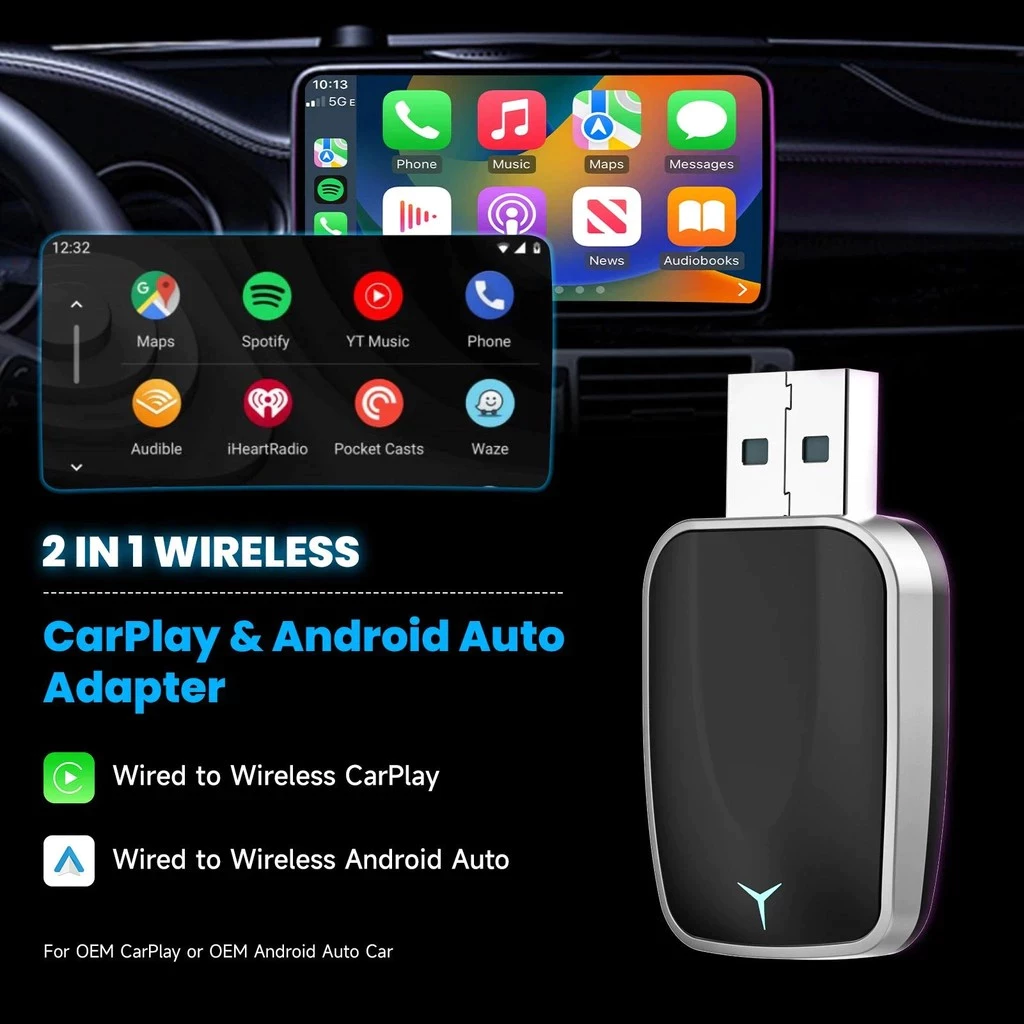 Wired To Wireless Carplay Andr - огляд і ціна Wifi Smart Plug