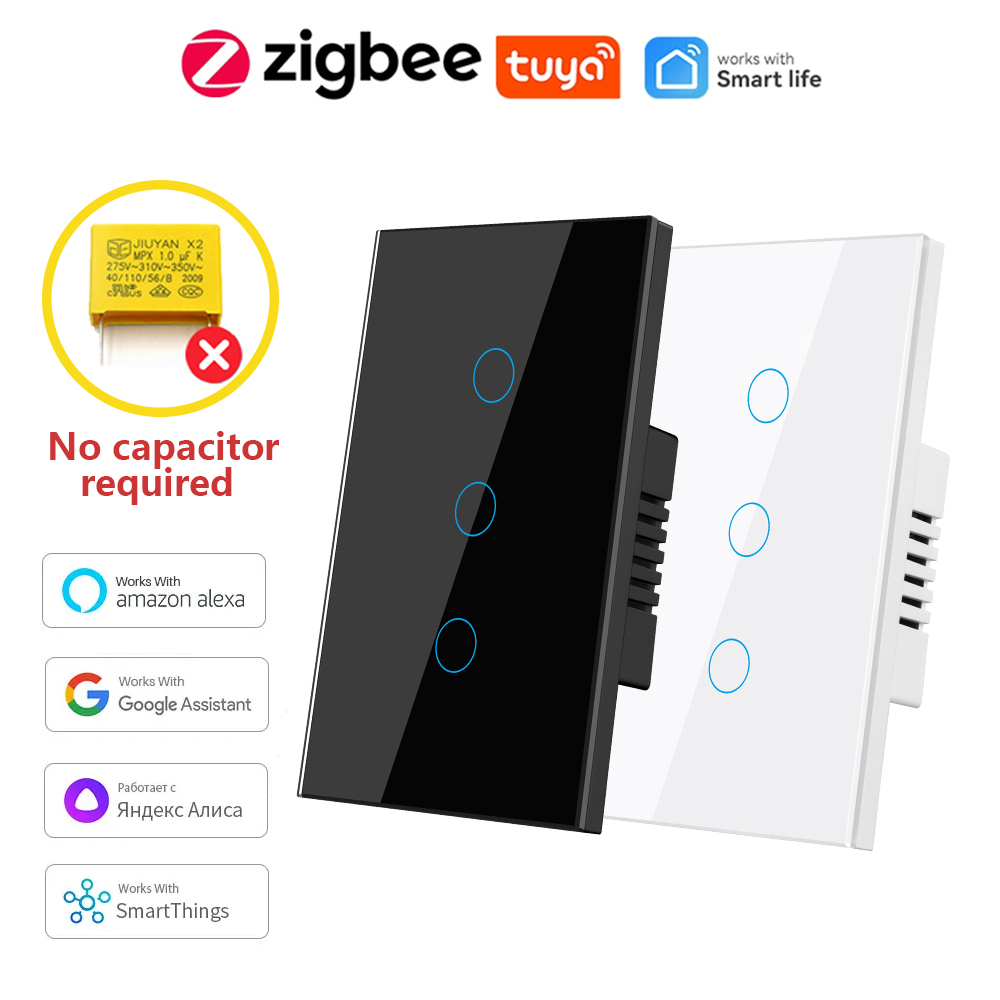 Tuya Zigbee Smart Switch US St - огляд і ціна Smart Home Voice Control