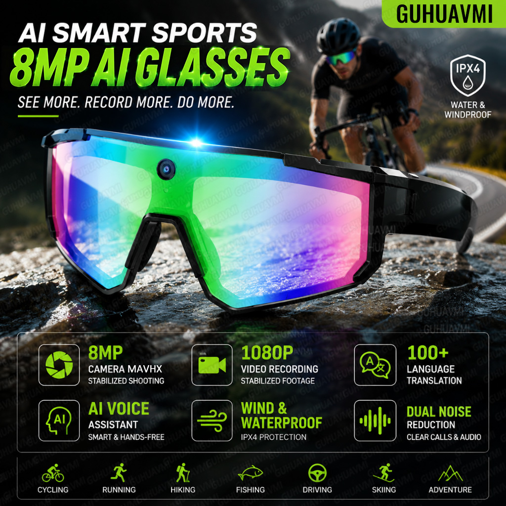 AI Smart Glasses with Camera H - огляд і ціна Smart Home Outdoor Camera