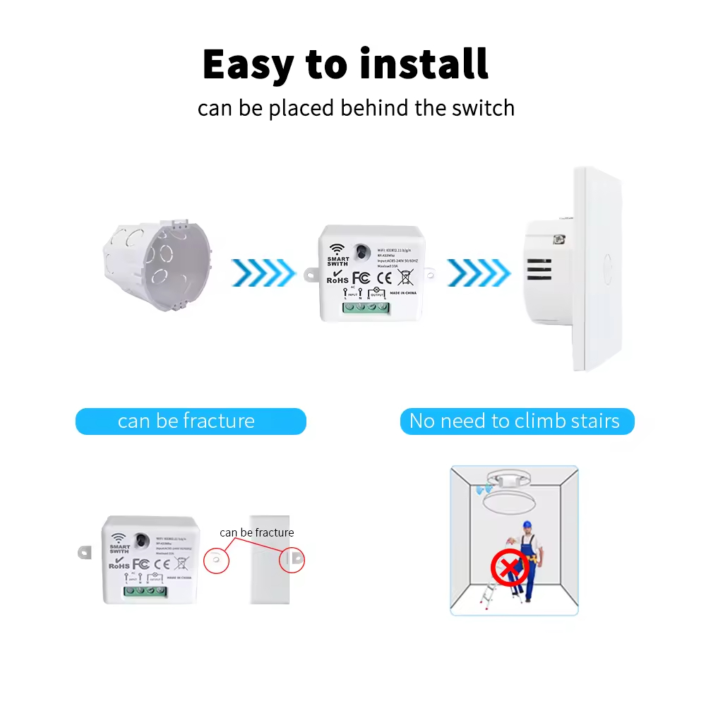 RF433 smart switch voice contr - огляд і ціна Smart Home Voice Control