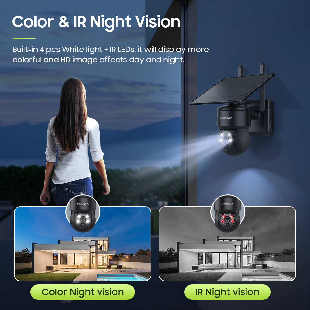 INQMEGA 8MP TUYA Solar Camera  - огляд і ціна Smart Home Outdoor Camera