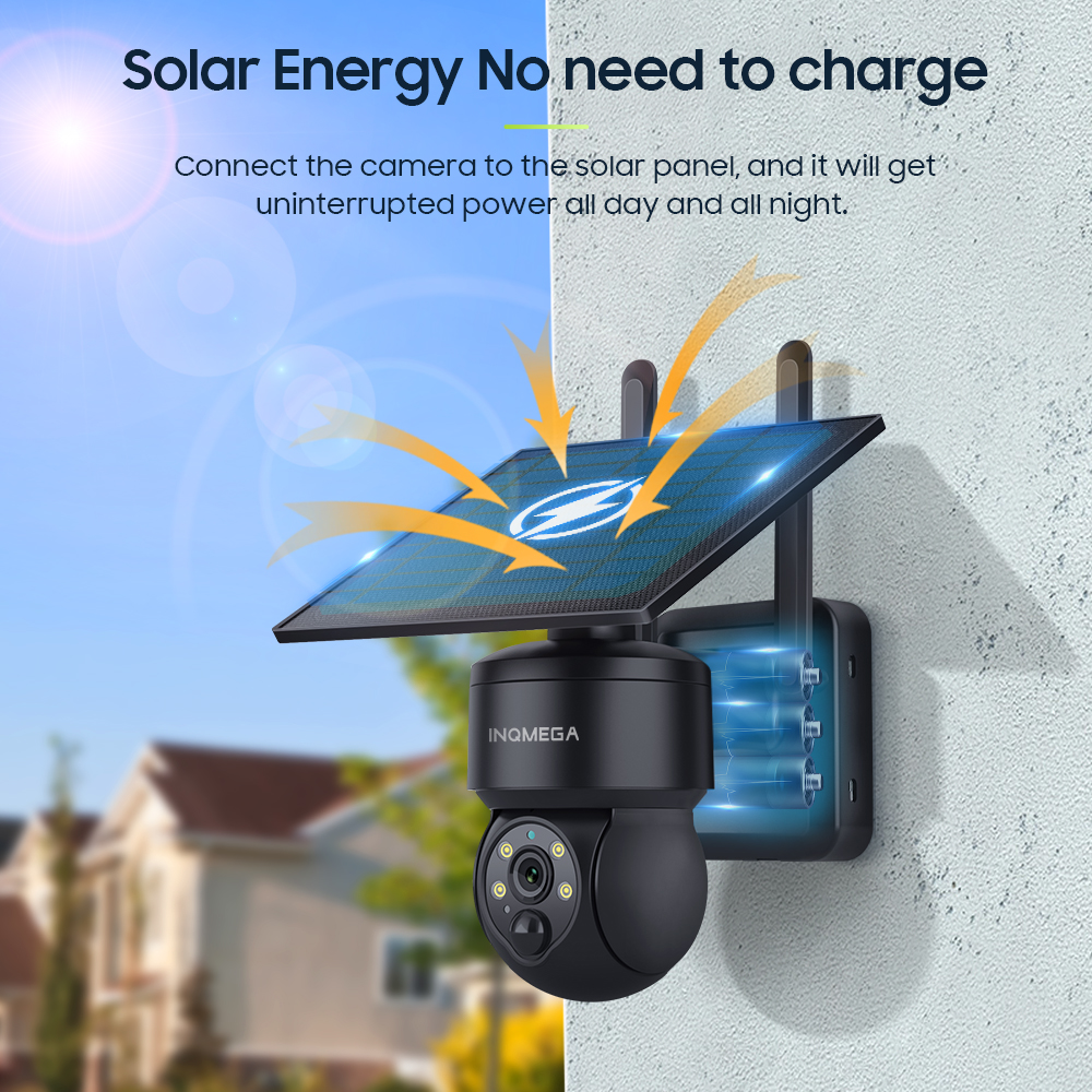 INQMEGA 8MP TUYA Solar Camera  - огляд і ціна Smart Home Outdoor Camera
