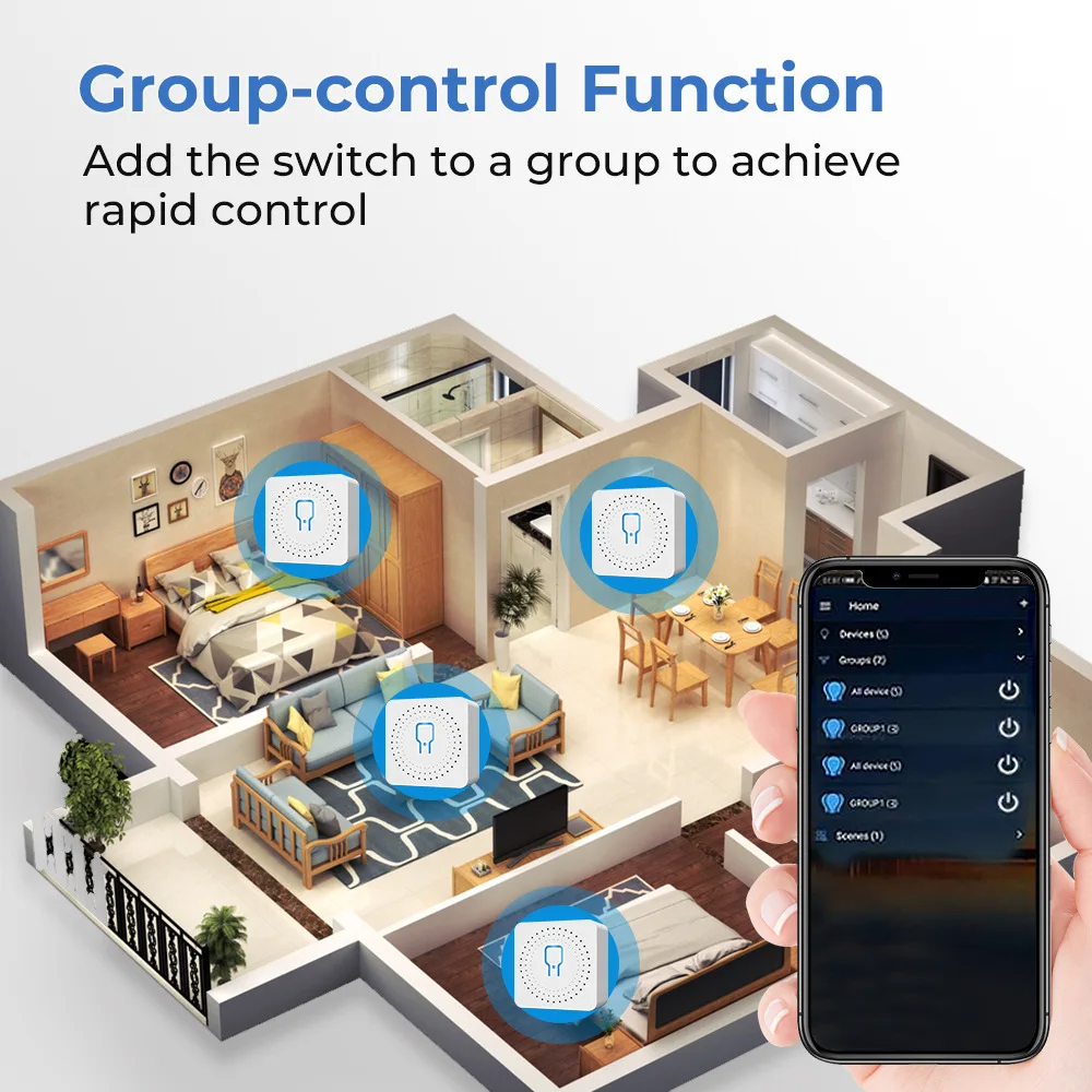For Tuya Mini Smart WiFi Switc - огляд і ціна Smart Home Voice Control