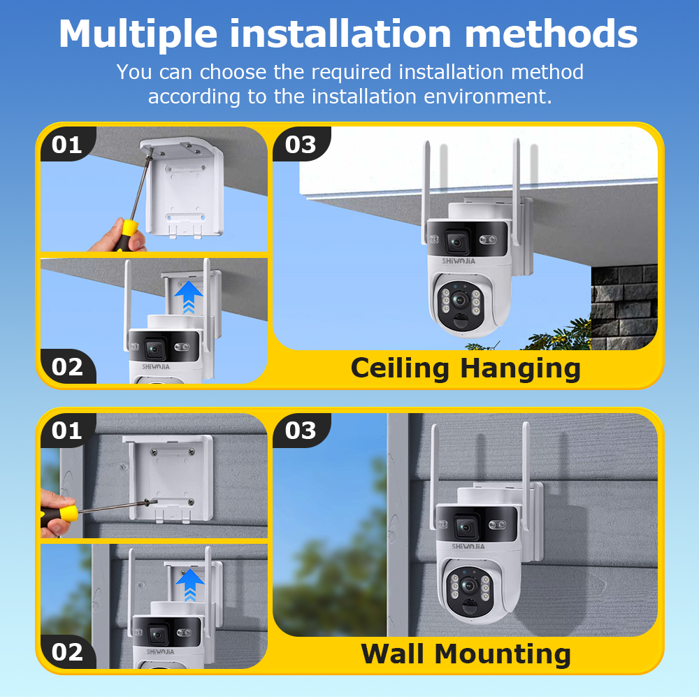 SHIWOJIA 4G LTE Solar Security - огляд і ціна Smart Home Outdoor Camera