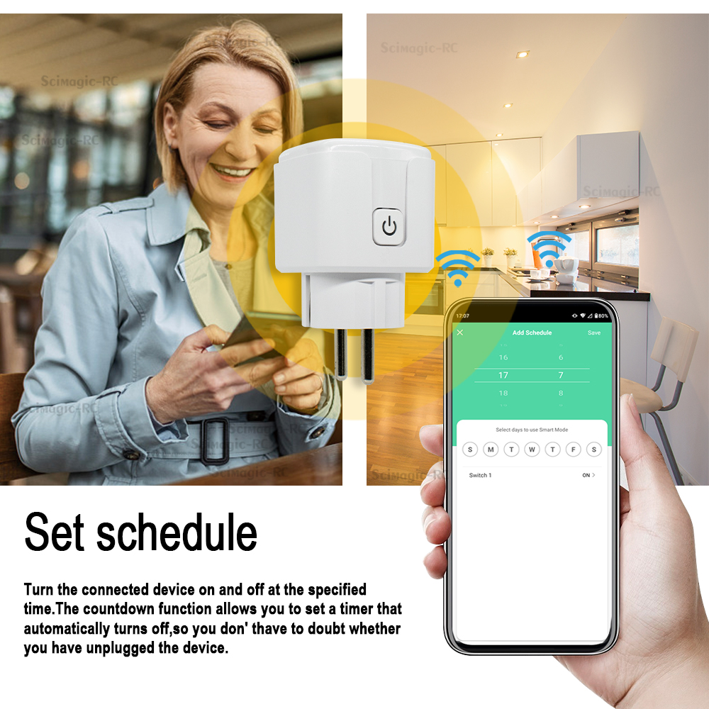 Tuya Smart Plug WiFi Socket 16 - огляд і ціна Wifi Smart Plug