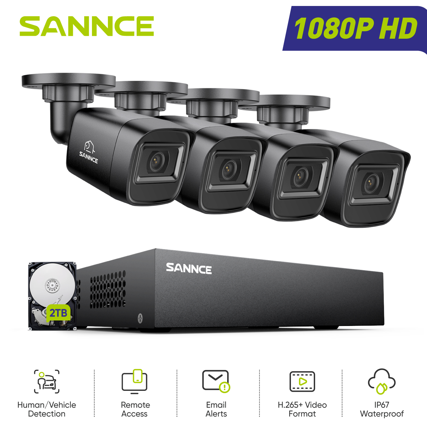 SANNCE 1080P Security Camera S - огляд і ціна Smart Home Outdoor Camera