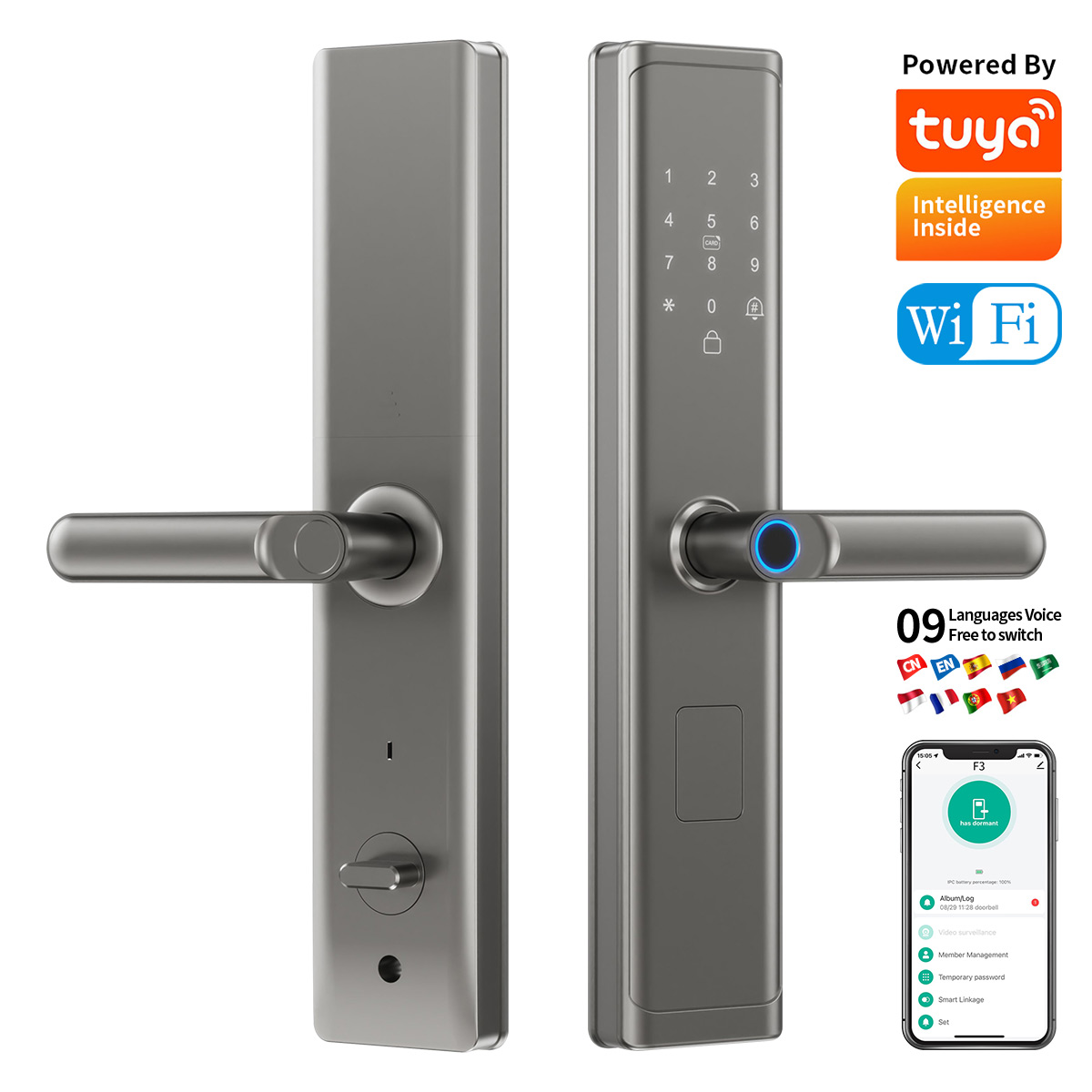 Tuya Wifi TTlock App Fingerpri - огляд і ціна Smart Home Room