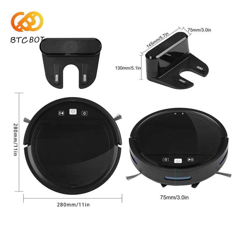 Robot Vacuum Cleaner 2500PA Sm - огляд і ціна Smart Home Floor Plan