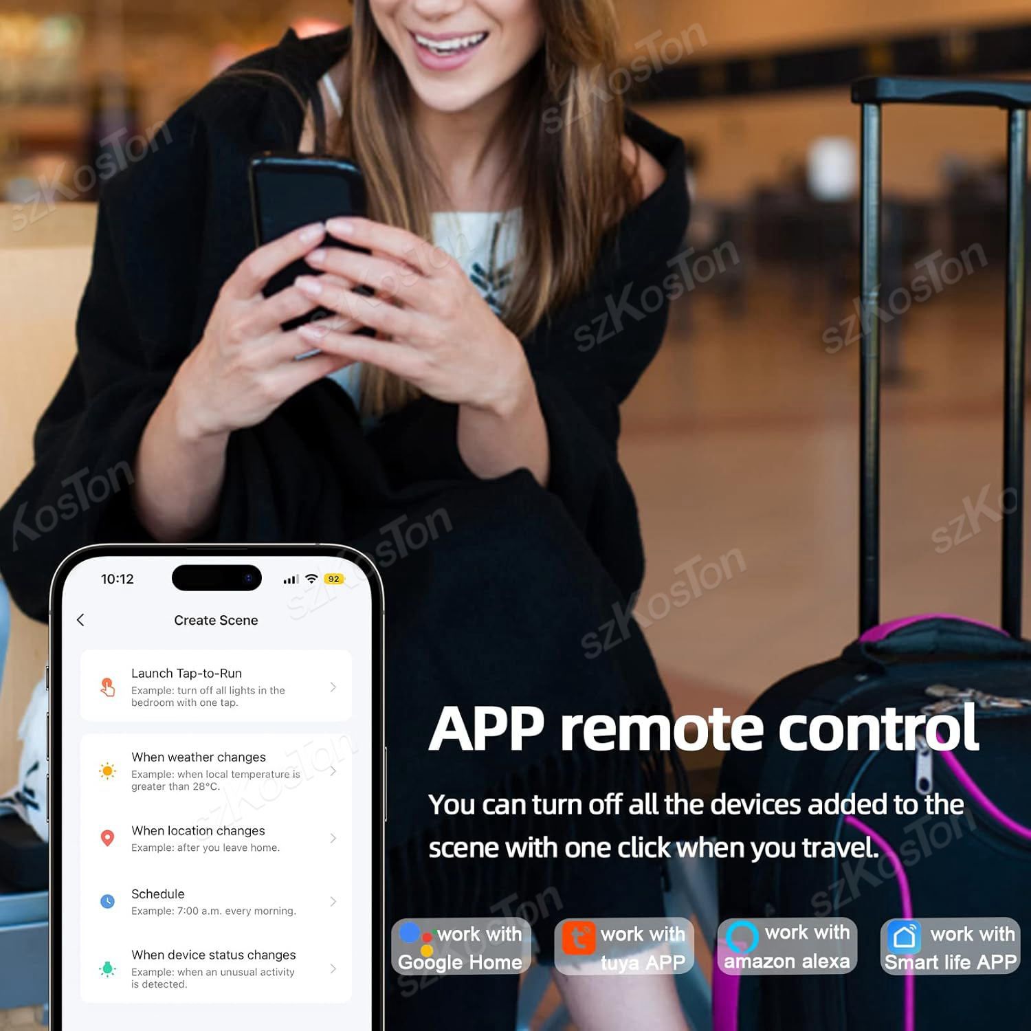 16A Tuya WiFi Smart Switch Mod - огляд і ціна Smart Home Voice Control