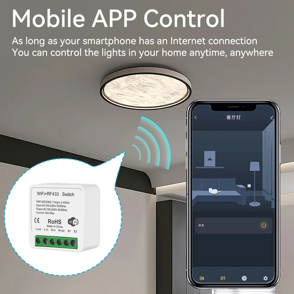 Voice Control Module WiFi RF43 - огляд і ціна Smart Home Voice Control