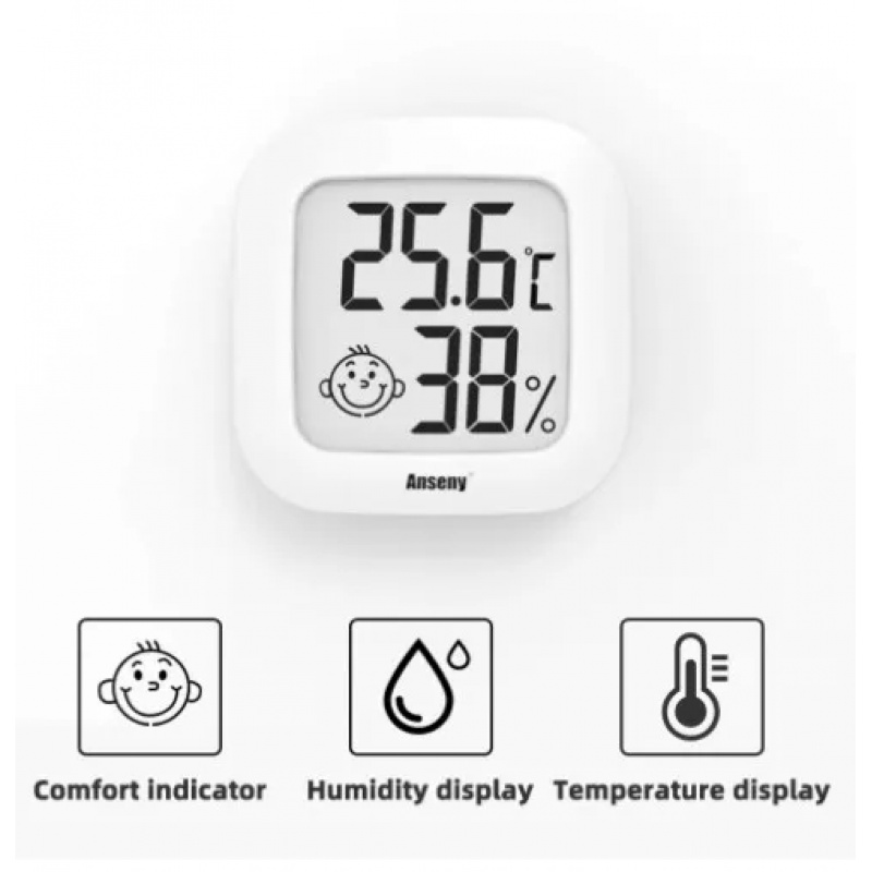 LCD Digital Thermometer Hygrom - огляд і ціна Smart Home Room