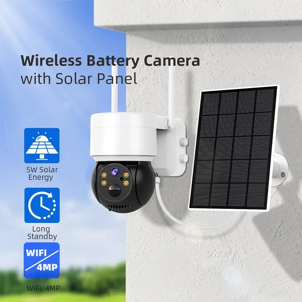 WIFI Solar Camera 2MP PIR Huma - огляд і ціна Smart Home Outdoor Camera
