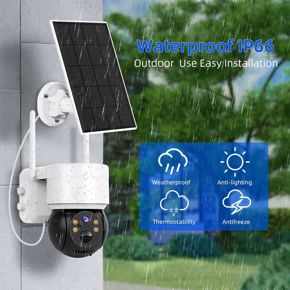 WIFI Solar Camera 2MP PIR Huma - огляд і ціна Smart Home Outdoor Camera