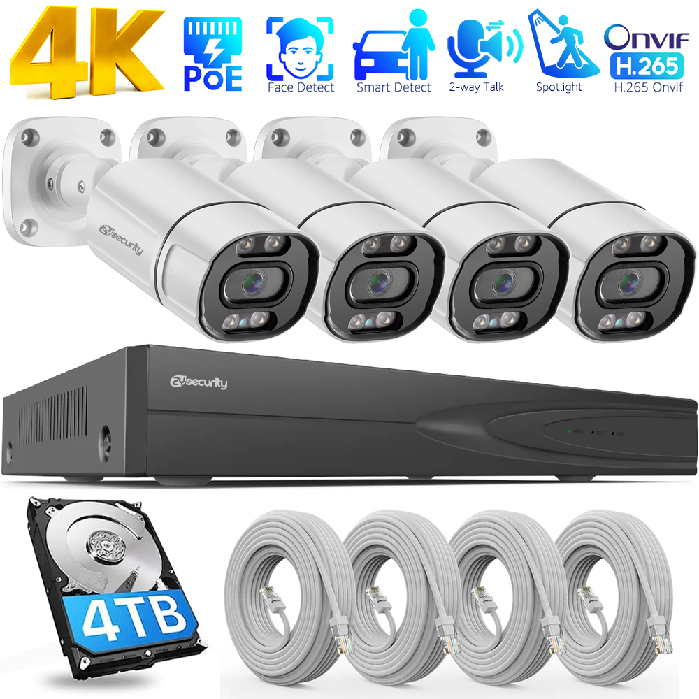 4K PoE Security Camera System  - огляд і ціна Smart Home Outdoor Camera