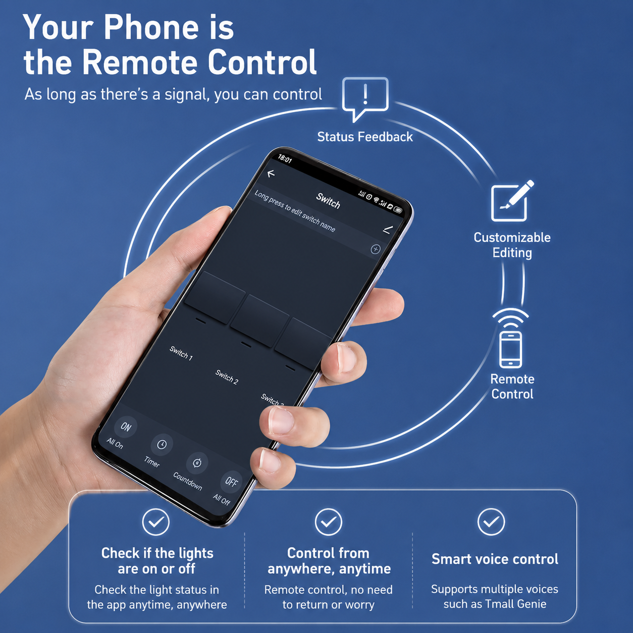 Loopo Tuya US-Standard Smart S - огляд і ціна Smart Home Voice Control