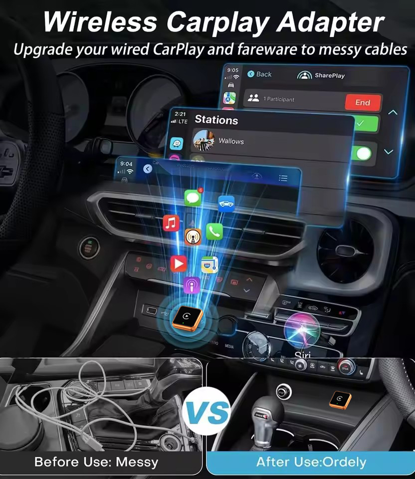 2in1 Wireless CarPlay Dongle W - огляд і ціна Wifi Smart Plug