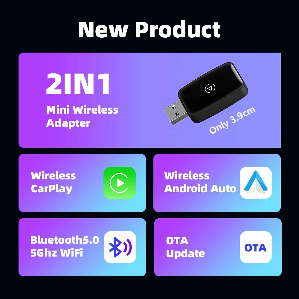 2025 New Wireless Carplay Andr - огляд і ціна Wifi Smart Plug