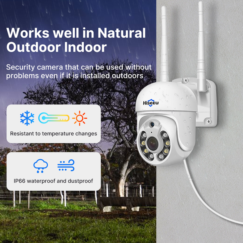 Hiseeu 5MP WiFi CCTV Camera Se - огляд і ціна Smart Home Outdoor Camera