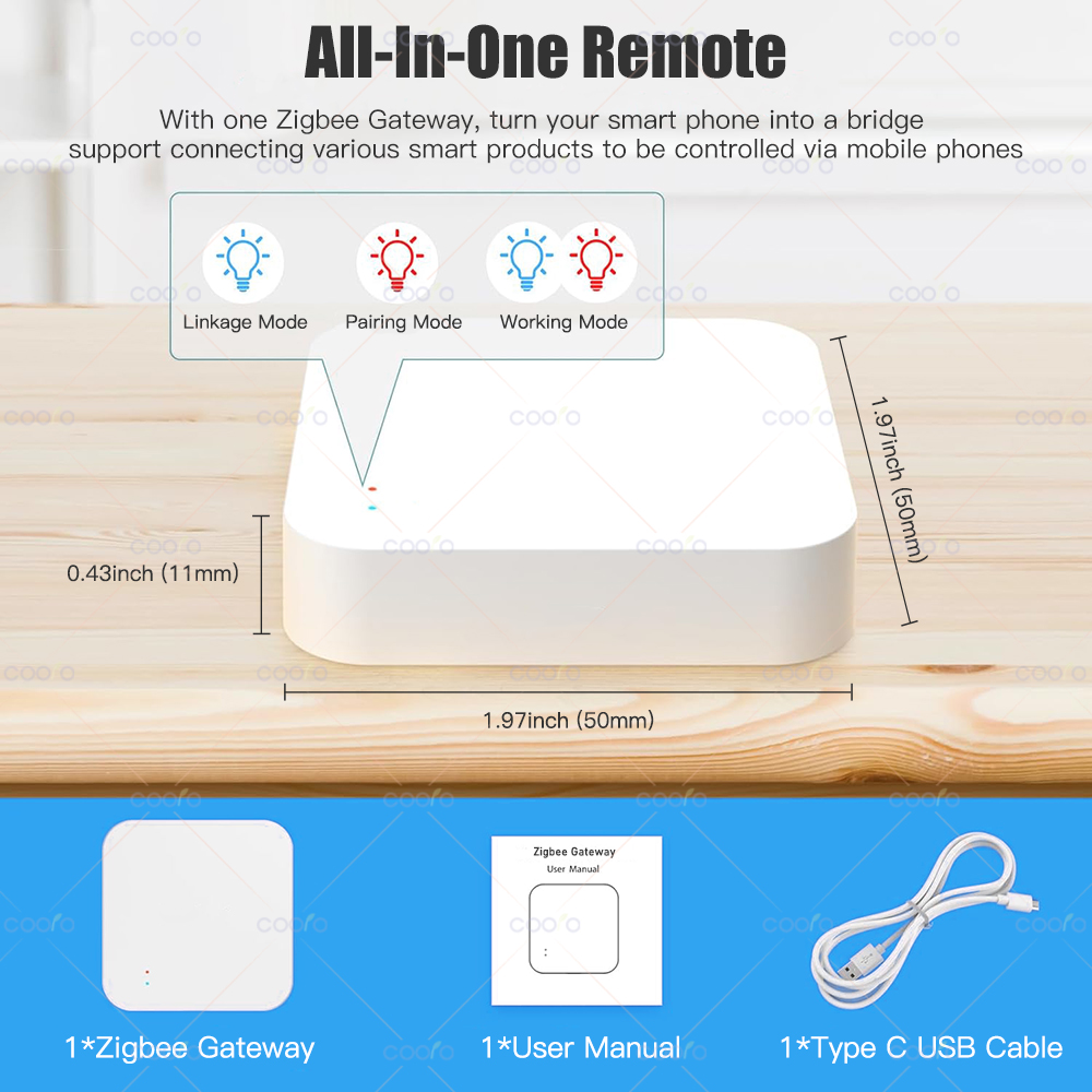 Zigbee 3.0 Gateway Hub Smart H - огляд і ціна Smart Home Zentrale