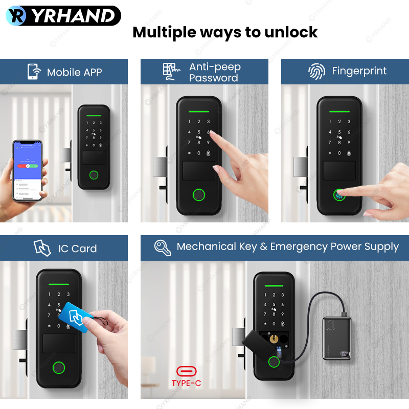 Tuya Smart lock cerradura inte - огляд і ціна Smart Home Ezviz