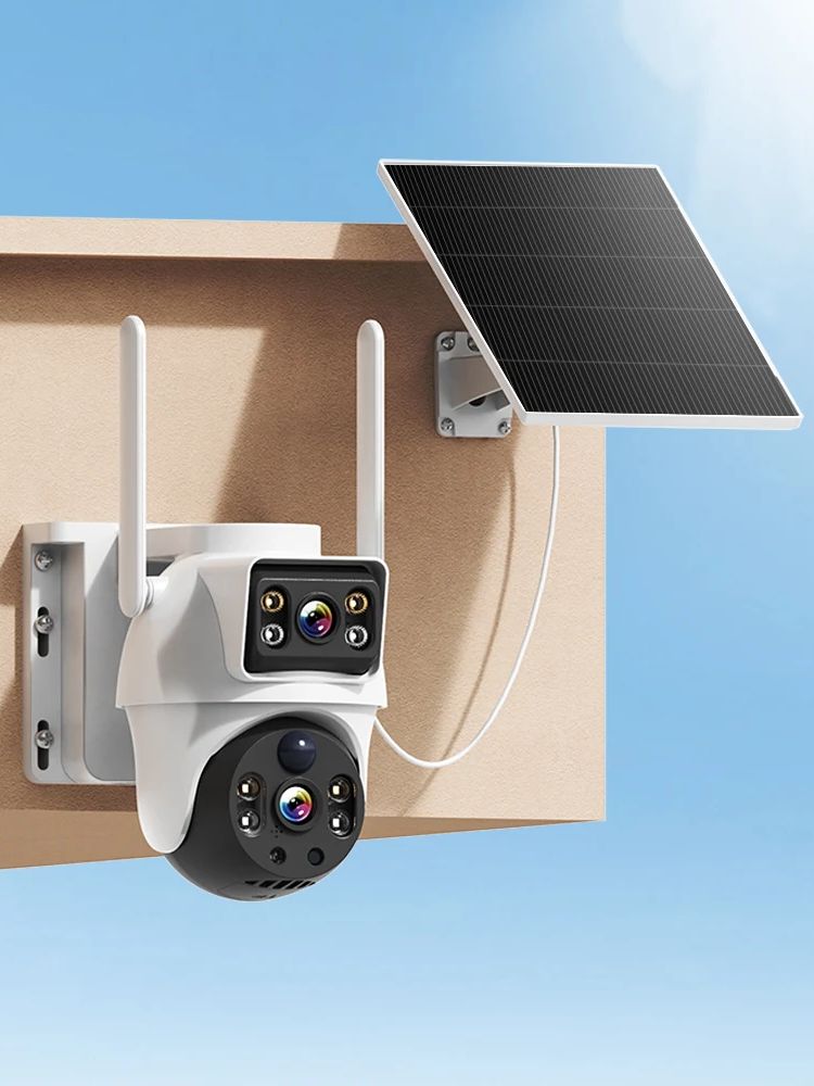 WiFi Solar Camera Dual Lenses  - огляд і ціна Smart Home Outdoor Camera