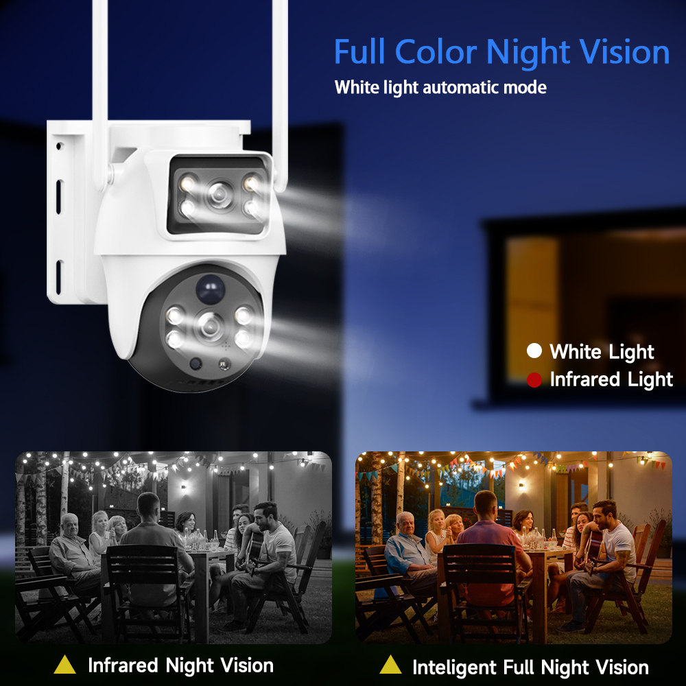 WiFi Solar Camera Dual Lenses  - огляд і ціна Smart Home Outdoor Camera