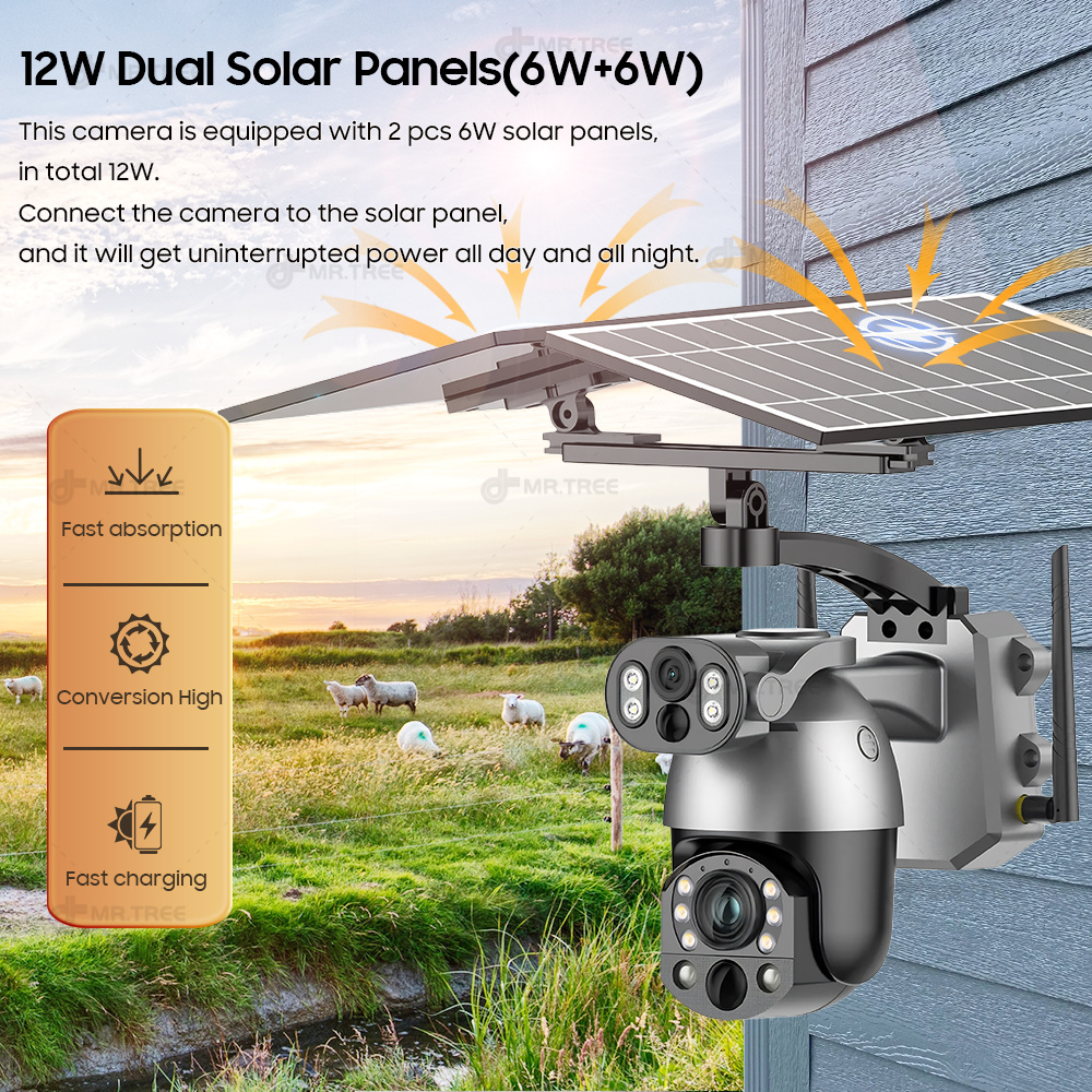 4K 50X Optical Zoom Dual Lens  - огляд і ціна Smart Home Outdoor Camera