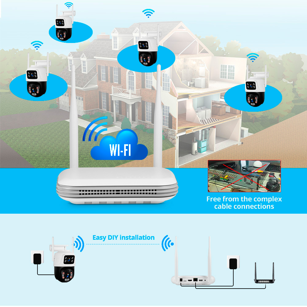 KERUI 2K 4MP Outdoor Full HD S - огляд і ціна Smart Home Outdoor Camera
