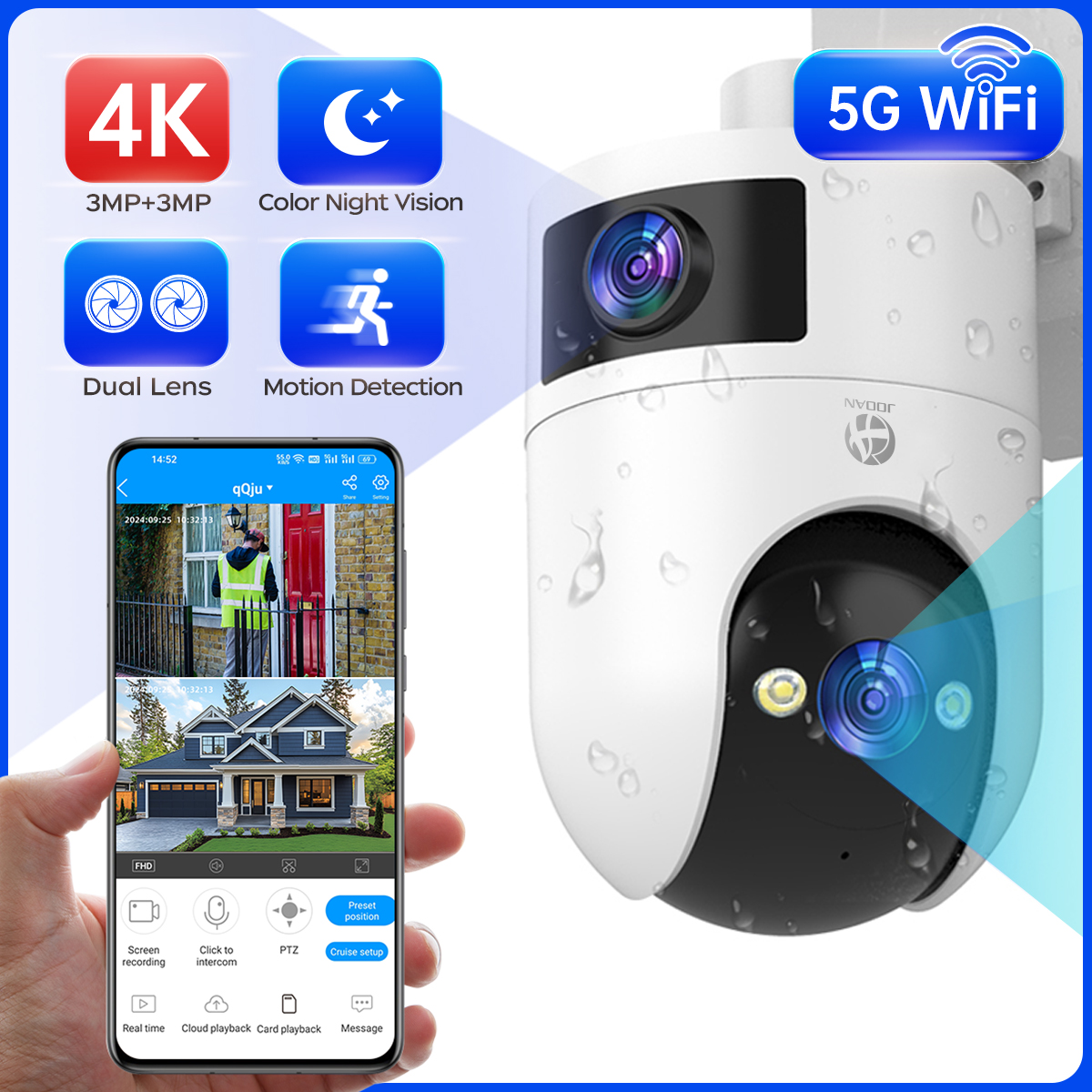 4K PTZ IP Camera Outdoor Water - огляд і ціна Smart Home Ezviz
