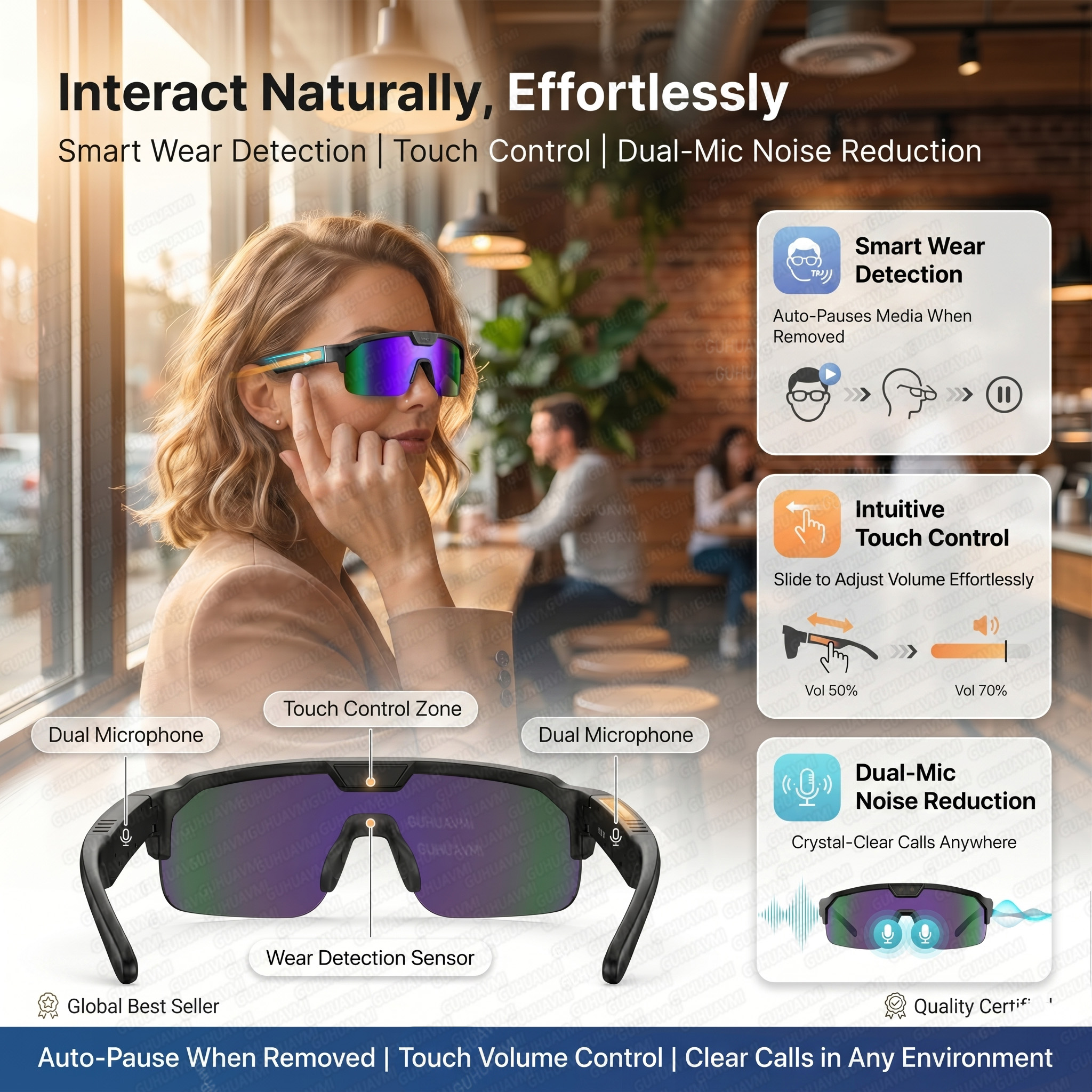 Smart Glasses with 4K HD Anti- - огляд і ціна Smart Home Outdoor Camera