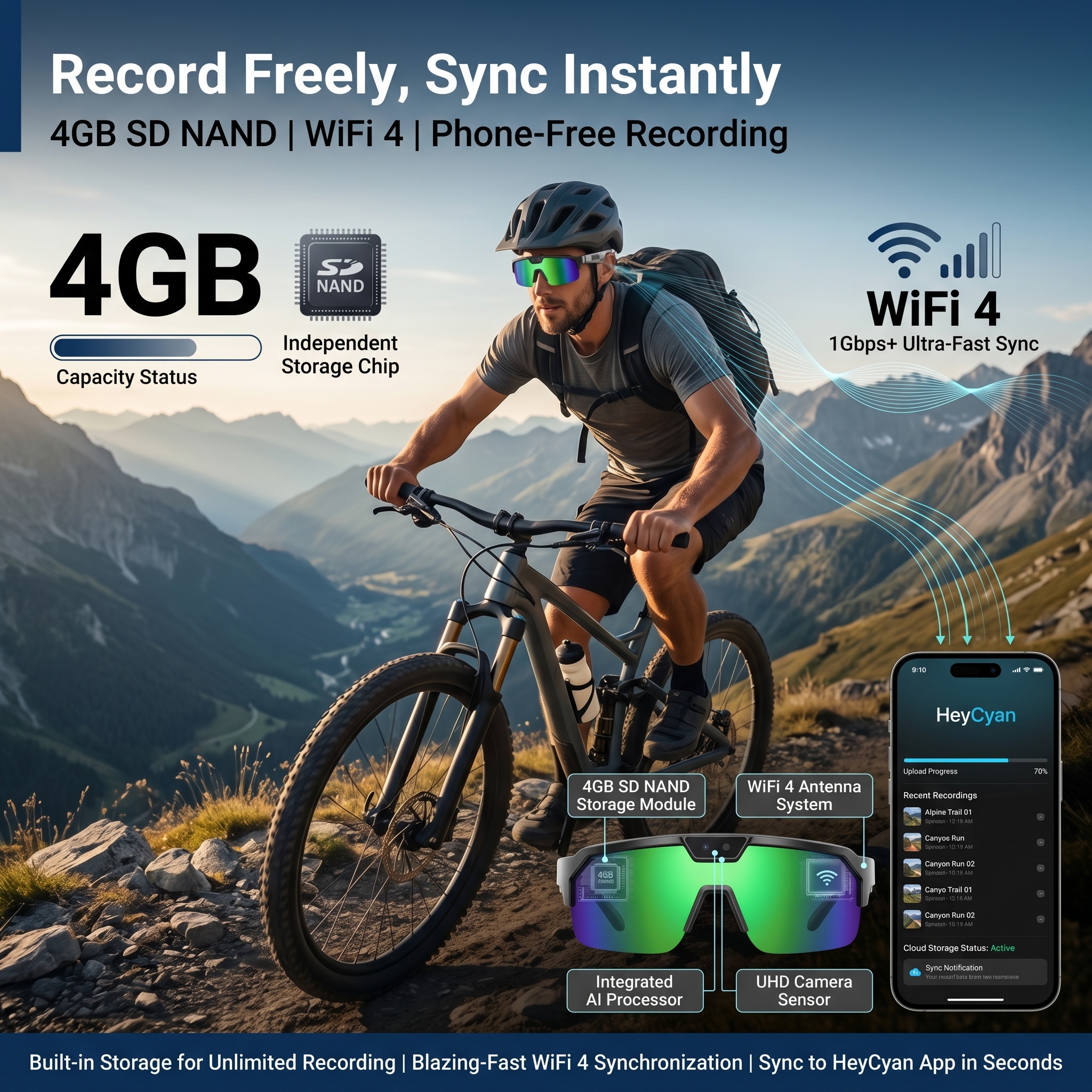 Smart Glasses with 4K HD Anti- - огляд і ціна Smart Home Outdoor Camera