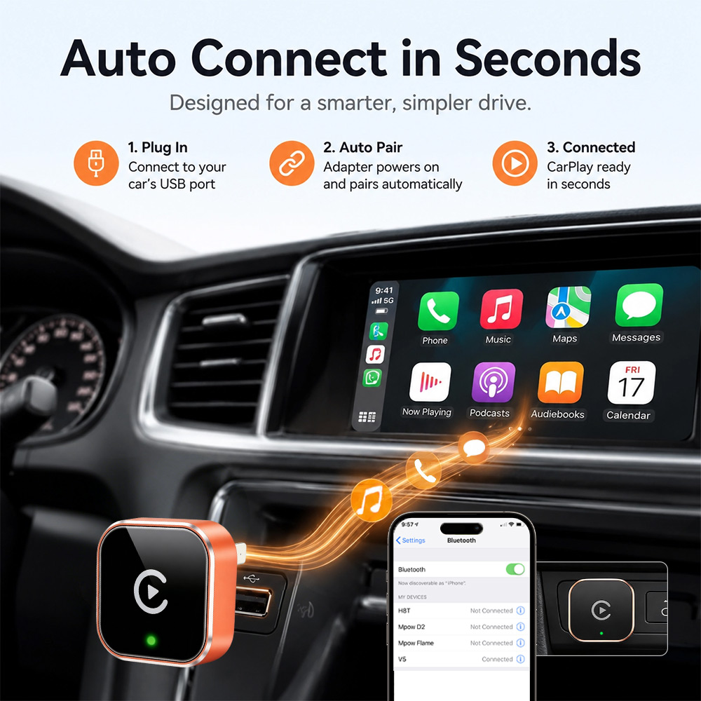 Uhulamb NEW Wireless CarPlay A - огляд і ціна Wifi Smart Plug